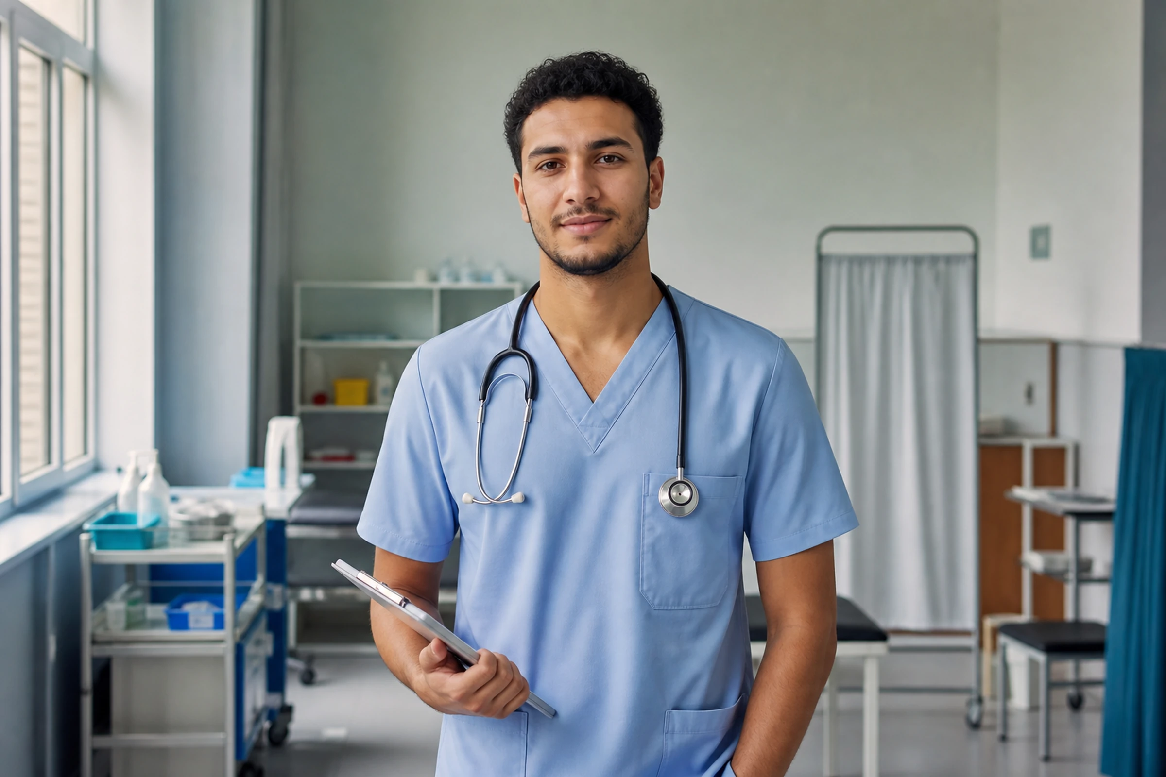 Étudiant de l’EEMSI se préparant à son avenir professionnel dans le secteur de la santé